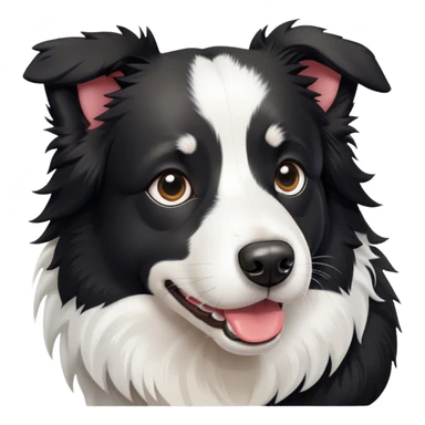 Border collie dog sticker