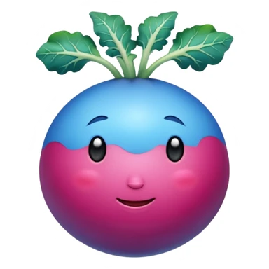 blue radish sticker