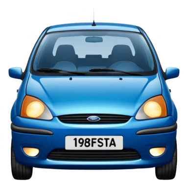 Ford fiesta 1998 MK4 compact sticker