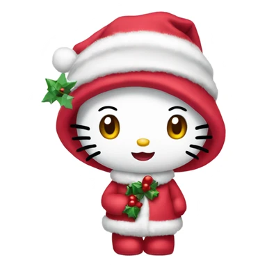 hello kitty Christmas  sticker