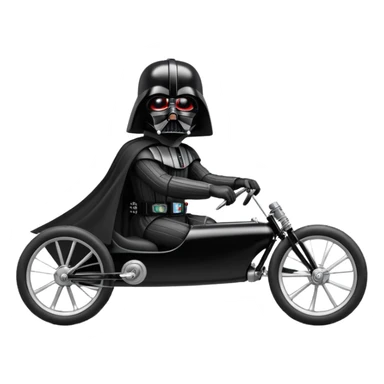 1934 Darth Vader racing retro cyclekart with advanced suspension and steering system  sticker