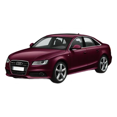 dark cherry audi car sticker