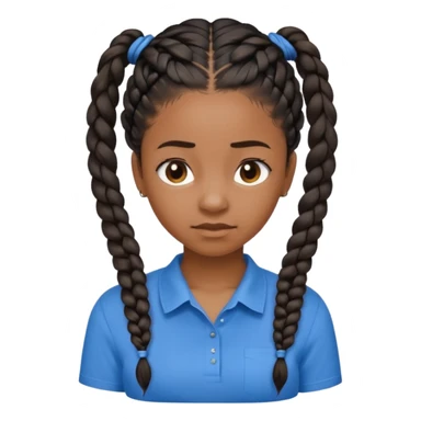 Black girl bent over sticker