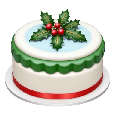 Christmas Cake sticker