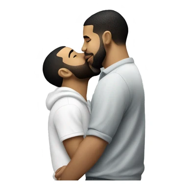 Drake kissing Drake sticker