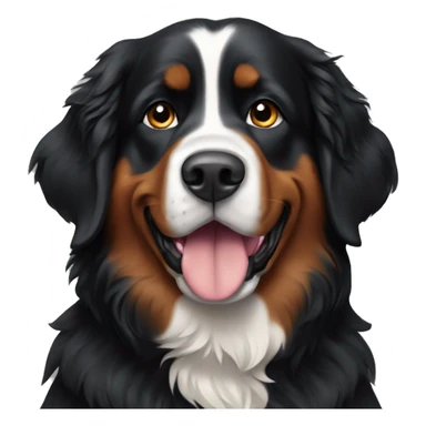 A bernese mountain dog sticker