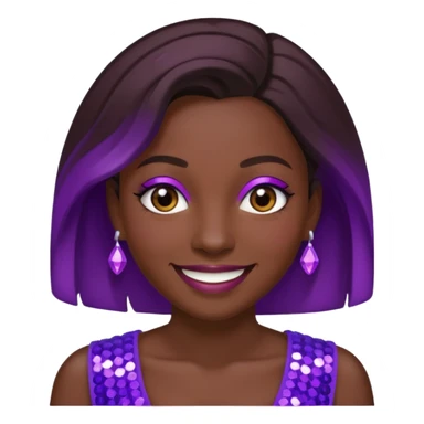 Paillete voilette sticker