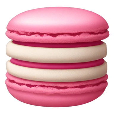 Pink macaroon sticker