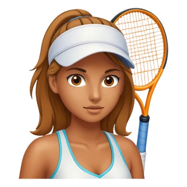Tennis girl  sticker