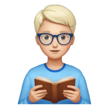 Window with person reading + blue light, Apartment Windows. sticker