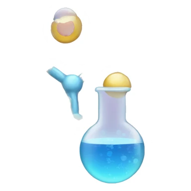 chemistry with bubbles sticker
