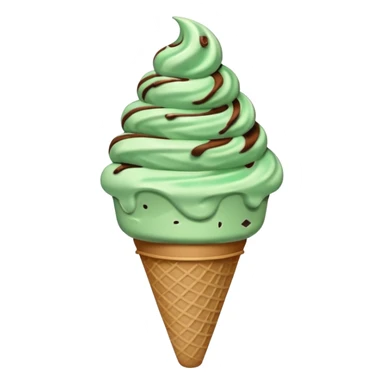 mint chocolate chip sticker