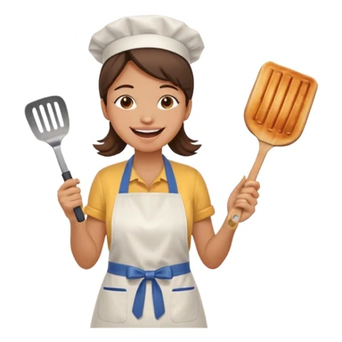 Air fryer Laughing historically sticker