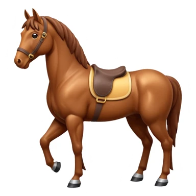 Horse in 3d style  sticker