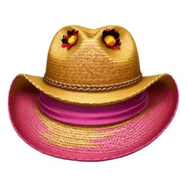 Sombrero de paja de la serie one piece sticker