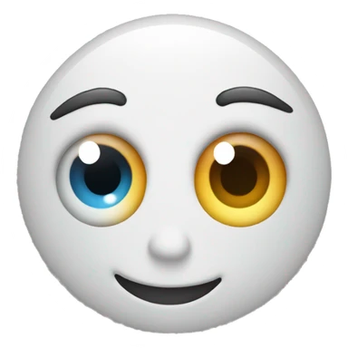 eye roll with smile sticker