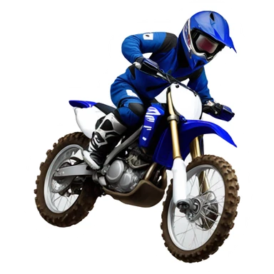 Yamaha Dirt bike wheeling sticker