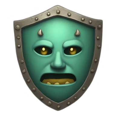 gorgoneion sheild sticker