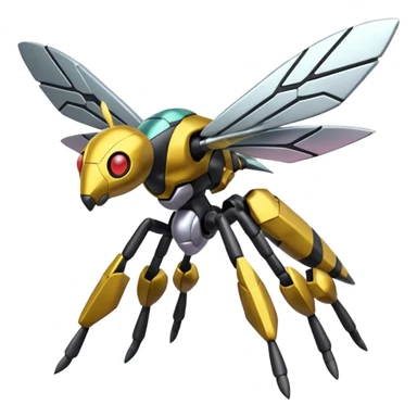 Vikavolt-Beedrill-Genesect-Pokémon, full body sticker