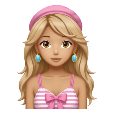 Aesthetic Gyaru Summer Girl sticker