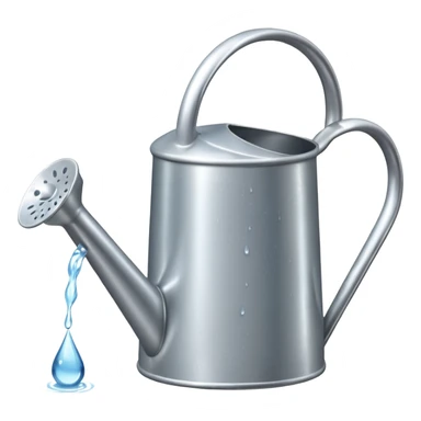 watering can with water coming from it sticker