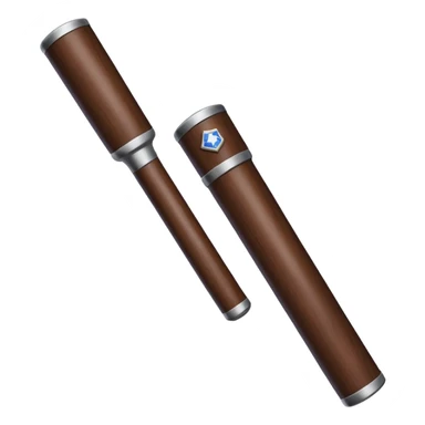 two police baton sticker