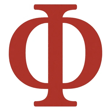 Ф in the style of the provided example sticker