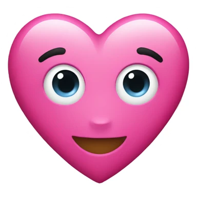 Pink Christmas heart sticker