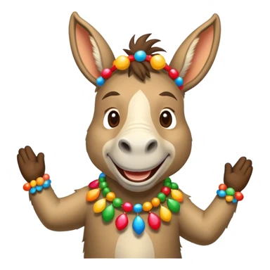 Burro bailando  sticker