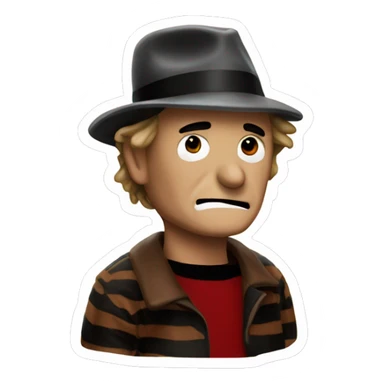 freddy kruger sticker