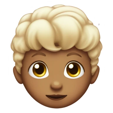 Baby pino heart with sparkles sticker