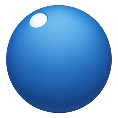 Blue ball bouncing across continents sticker