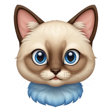 baby siamese cat sticker