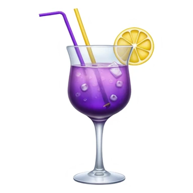 Purple Yellow Cocktail  sticker