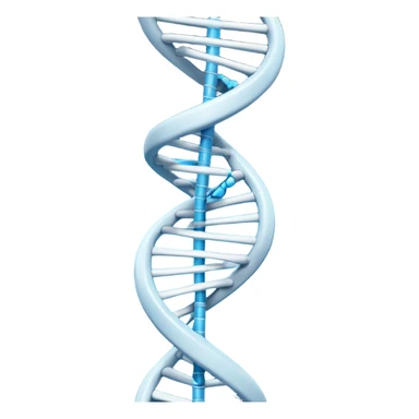 3D render of DNA Helix, forensic investigation aesthetic, sterile clinical lighting, cool blue undertones, sharp high-contrast details, professional clean look. sticker