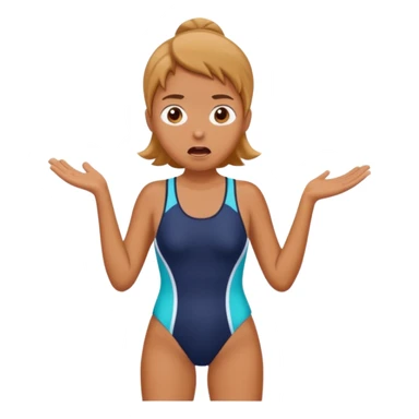 Requin choquer en maillot de bain  sticker