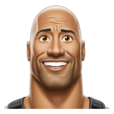The rock dwane johnson sticker