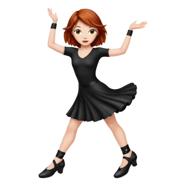 irish woman dance shoes sticker