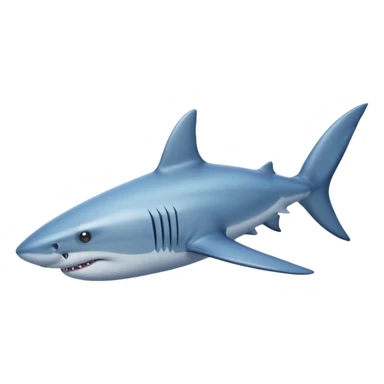 shark swimming in sea water sticker