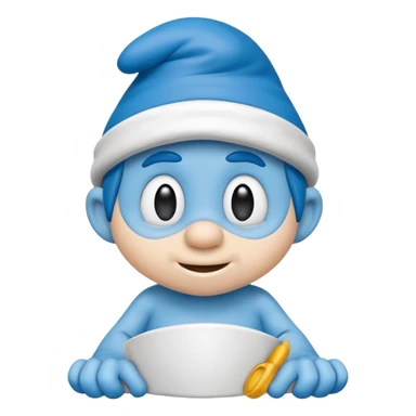 smart smurf  sticker