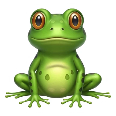 Frog breaking wind showing wind from bum sticker