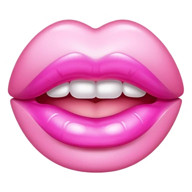 pink lipgloss  sticker