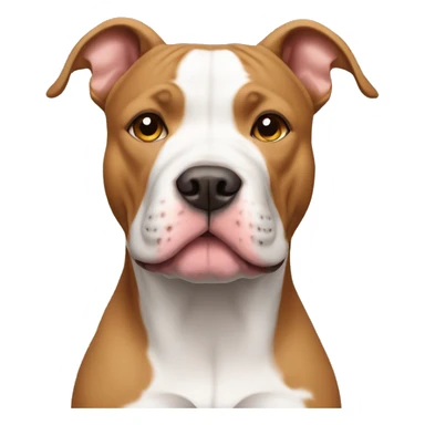 pitbull with cropped ears sticker