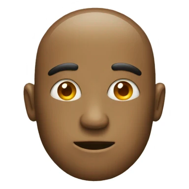 head with a knob on it sticker