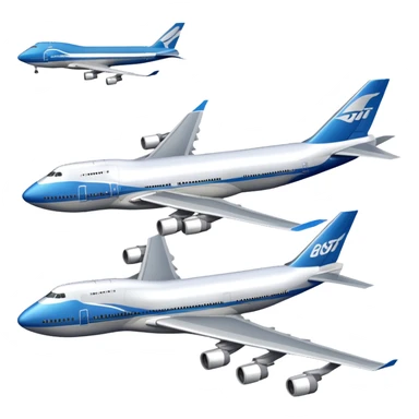 Boeing 747-400 sticker