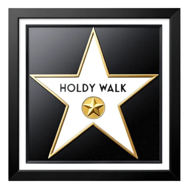Hollywood Walk of Fame sticker