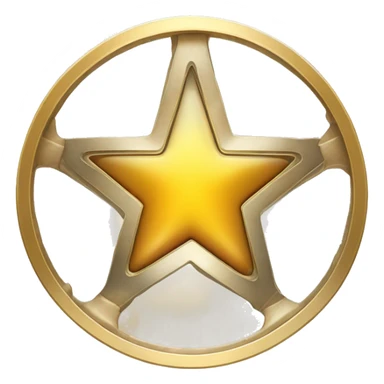 "Create a bold and cinematic emoji for **Top10Legend**, featuring a golden film reel with a star in the center, surrounded by a glowing aura, symbolizing the ultimate fan of top-tier movies and TV shows." sticker