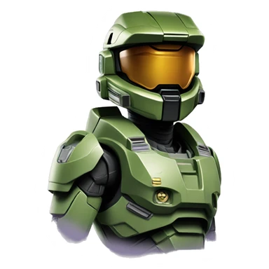 Master Chief in love sticker