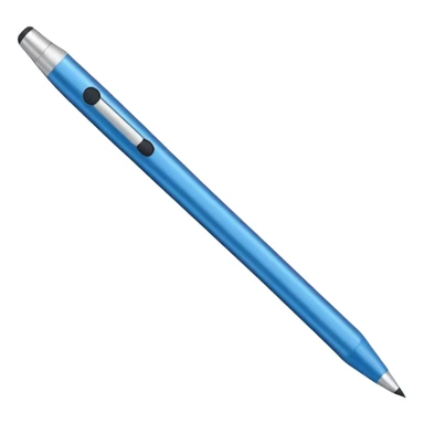 apple pencil in blue sticker