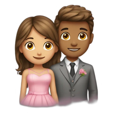 boy loves girl sticker